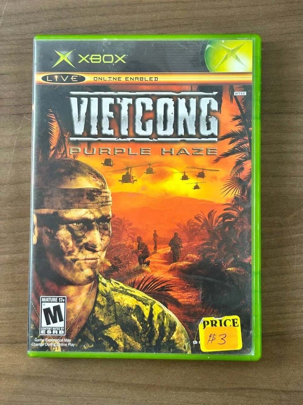 Vietcong Purple Haze Original Xbox 2004 Game Disc Manual Case CIB